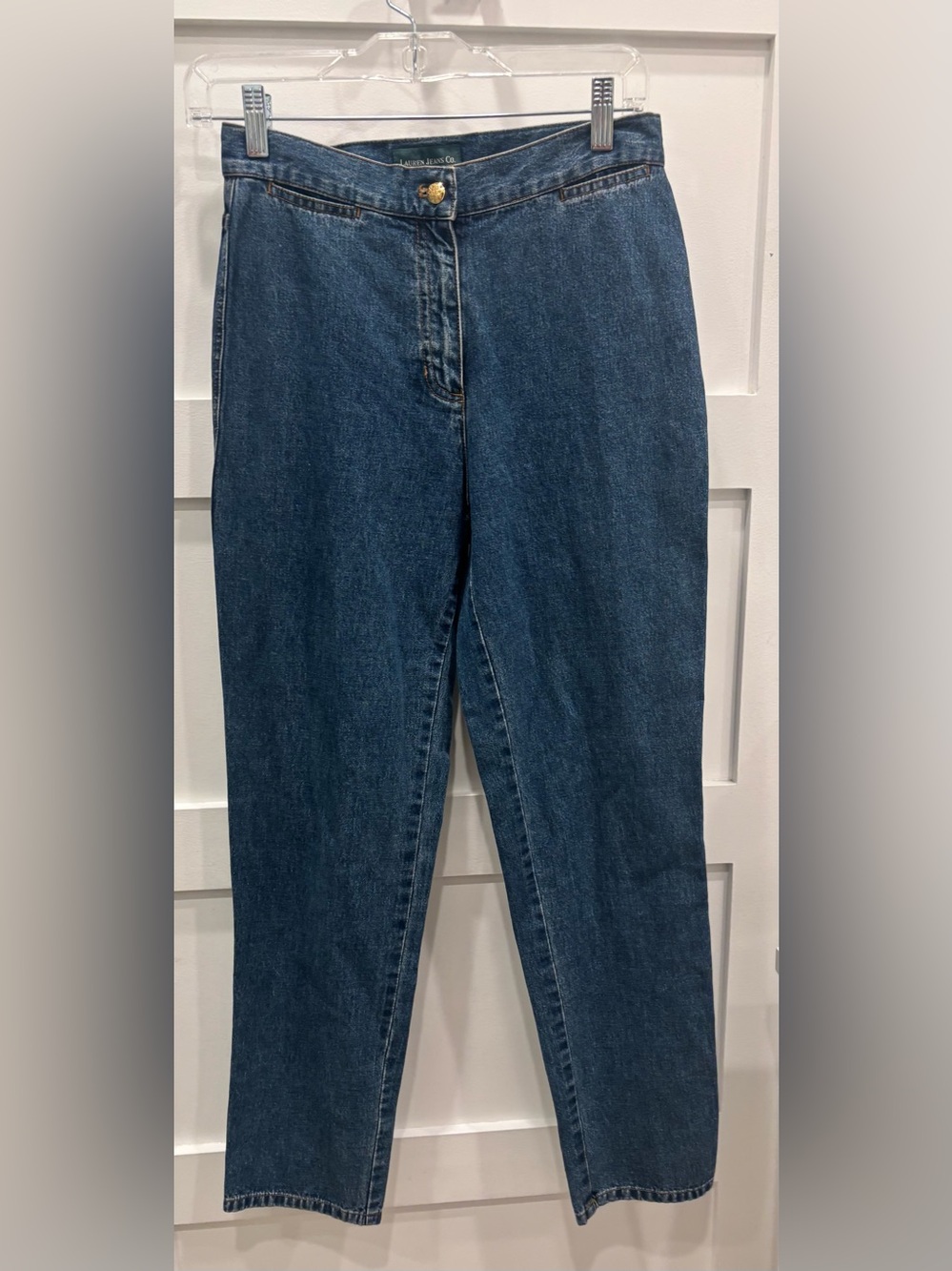 Lauren Ralph Lauren Straight-Leg Jeans in Deep Blue Denim